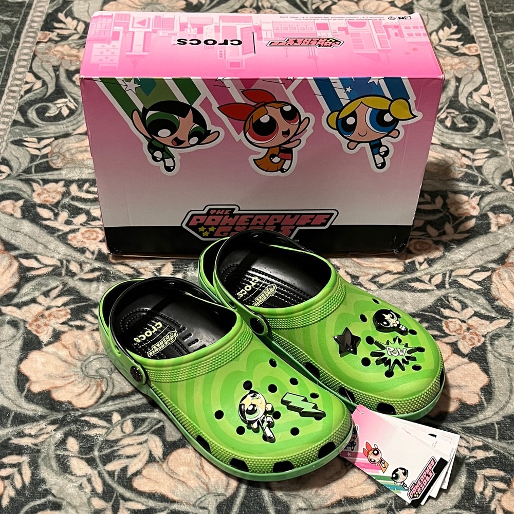 CROCS Buttercup Powerpuff Girls Clogs